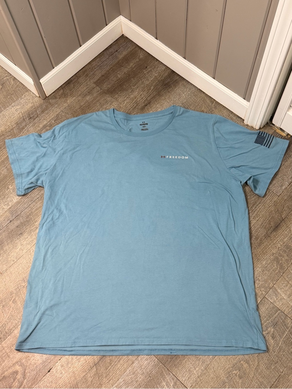 Under Armour Light Blue 'Freedom' Short-Sleeve Tee